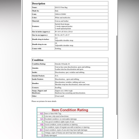 Gucci Floral Cream Shoulder Bag - Picture 16 of 16